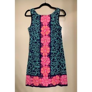 Lilly Pulitzer Fountain Hopping Delia Shift Dress